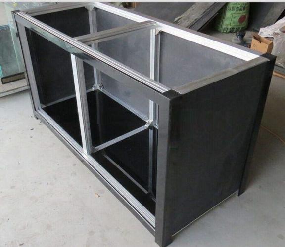 加工定制鱼缸框架diy工业铝型材铝合金鱼缸架子不锈钢金属底柜